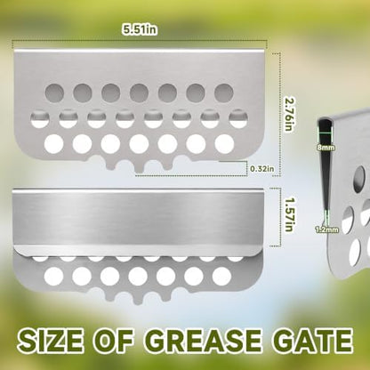 Griddle Accessories of Blackstone Grease Gate Blocker - Image 2