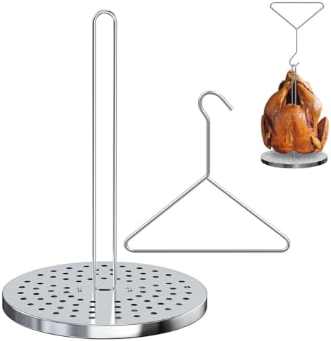 ZJYWSCH Turkey Fryer Stand Kit Stainless Steel, Vertical Chicken Roaster Stand by ZJYWSCH