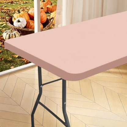 homing Rectangle Table Cloth Cover 4 Foot Elastic Fitted Tablecloth by homing