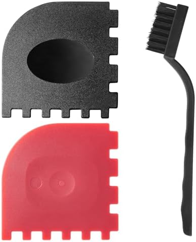 QWQKEFEUNCast Iron & Grill Pan Scraper 3 Pack Set, 2 Multi-Purpose Food Scrapers by Unknown