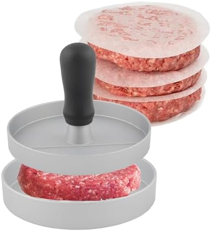 Aluminum Burger Press Patty Maker by MoMoxi