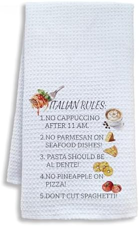 Funny Italian Gifts Decorative Hand Tea Towels by Unknown