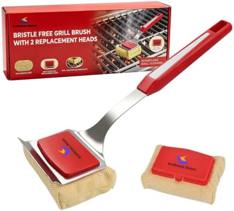 Bristle Free Grill Brush and Scraper by Unknown
