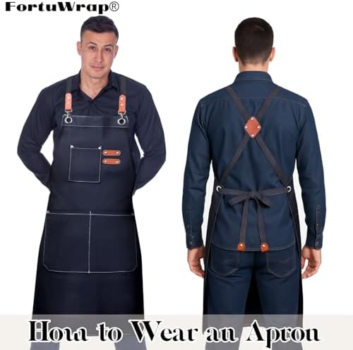 Chef Cotton Canvas Apron for Men Women - Image 4