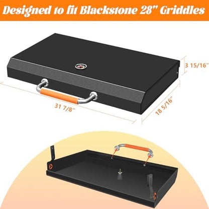 Hinged Lid for Blackstone 28 inch Griddle, Hood Hard Cover Hinged Lid - Image 6