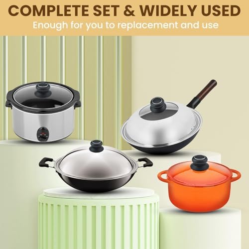 5Pcs Pot Lid Replacement Knobs, Universal Bakelite Heat Resistant Cover - Image 7