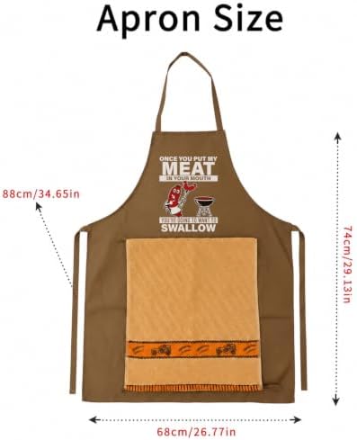 Chef's Prank Apron, Adjustable Neck Strap, Hidden Surprise Gift - Image 2