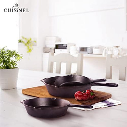 Cuisinel Cast Iron Skillet Set - Image 6
