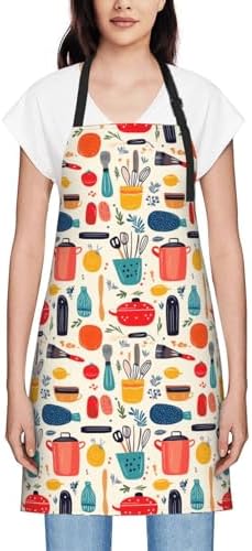 Apron skeleton Halloween, Waterproof Work Apron by Unknown