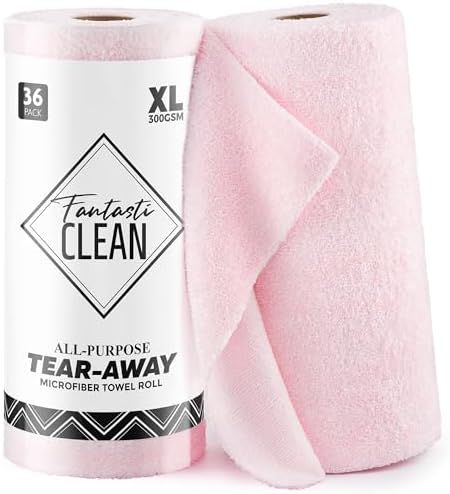 Fantasticlean Microfiber Cleaning Cloth Roll by Fantasticlean