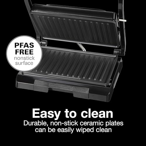 Proctor Silex Panini Press Sandwich Maker Grill & Electric Indoor Grill - Image 3