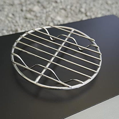 CAMPINGMOON φ4.9-inch Round Stainless Steel Cooking Grid Grill Fits - Image 7