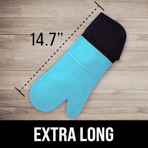 BPA-Free Soft Silicone Oven Mitts - Image 3