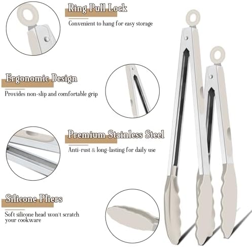 TeamFar Kitchen Tongs - Image 3