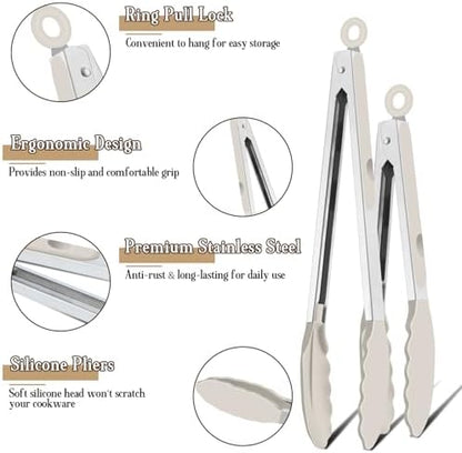TeamFar Kitchen Tongs - Image 3