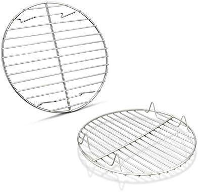 TeamFar Round Cooling Rack Set of 2, 7½ Inch - Image 4