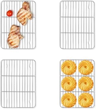 Homikit 4 PCS Baking Rack for Oven Cooking, 8.7” * 6.3” Small Cooling Racks by Homikit