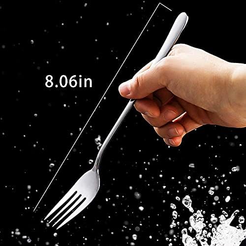 Dinner Forks, Flatware Set, 8 Inches, Mirror Finish & Dishwasher Safe, New - Image 6
