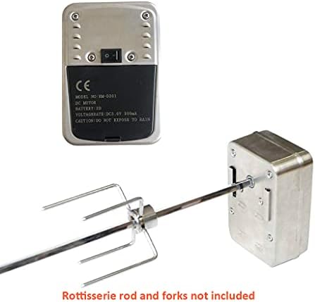 Universal Stainless Steel 304 Quiet Battery Powered Rotisserie Motor Cordless - Image 5