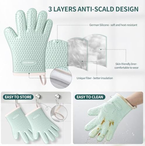 MAD SHARK Silicone Oven Mitts - Image 4