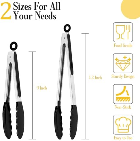 TeamFar Kitchen Tongs - Image 2