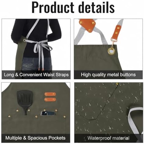 Aoomzoon Durable Kitchen Aprons - Image 3