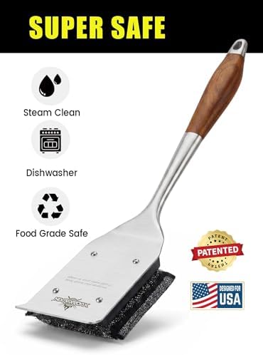 XUDAKAIXIN Grill Brush Bristle Free– No Bristle Shedding - Image 2