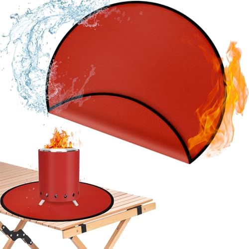 20" Tabletop Fire Pit Mat for Solo Stove Mesa XL, Table Top Protector by ZCHLPTZUP