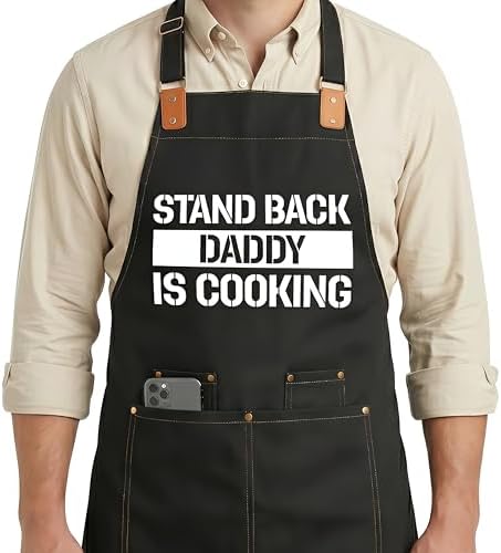 Farther's Day Dad Grill Apron Gifts by NIORAYNA