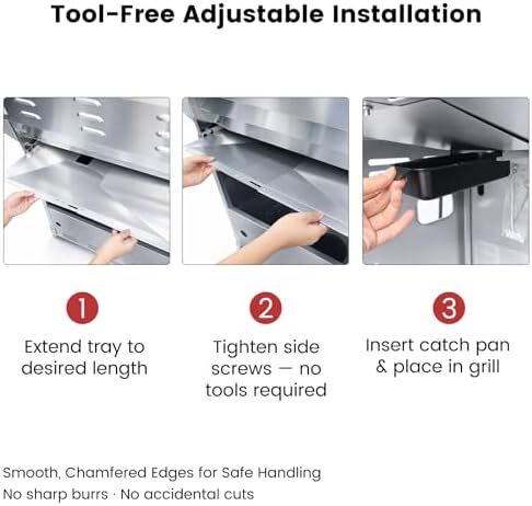 Adjustable Universal Grease Tray - Image 4