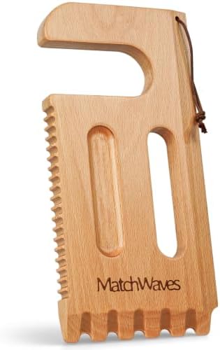 Wooden Grill Scraper, Bristle-Free Grill Cleaner by Matchwaves