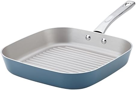 Ayesha Curry Home Collection Nonstick Square Grill Pan / Griddle Pan by AyeshaCurry