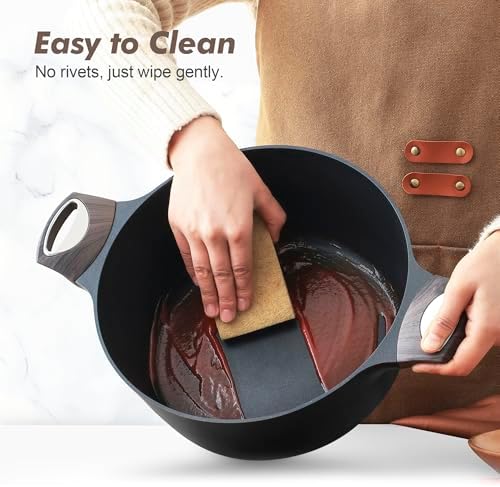 SENSARTE Pots and Pans Set Non stick, Non toxic Healthy Induction Cookware Sets - Image 5