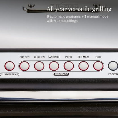 All-Clad Electric Indoor Grill, AutoSense Stainless Steel Panini Grill Press - Image 5