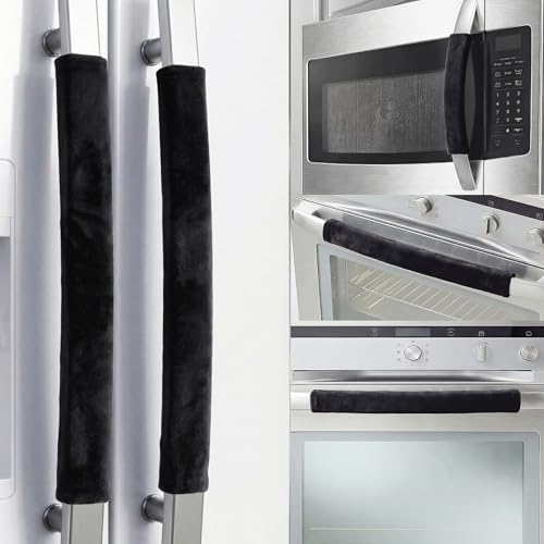 Volecy Refrigerator Handle Covers, Washable Velvet Appliance Door Handle Covers by VOLECY