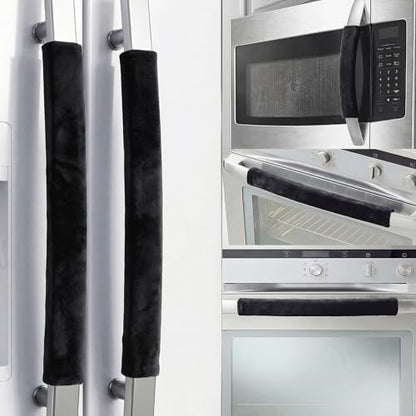 Volecy Refrigerator Handle Covers, Washable Velvet Appliance Door Handle Covers by VOLECY