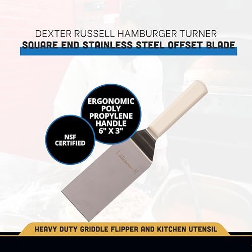 Dexter Russell P94855 Basics 31645 Hamburger Turner, Ergonomic Polypropylene - Image 2