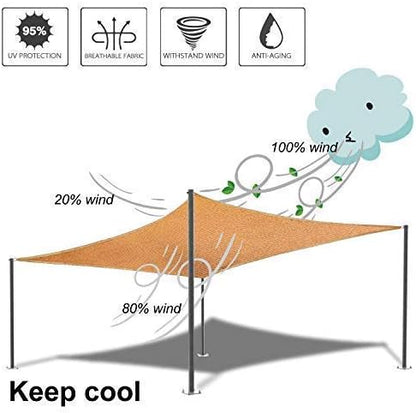Rectangle Sun Shade Sail Canopy - Image 6