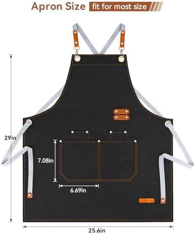 Teskyer Canvas Kitchen Apron - Image 7