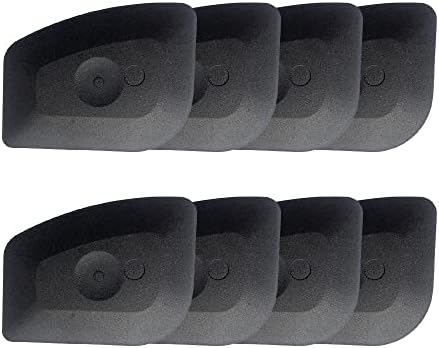 Pan Scrapers Dish Scraper Tool Set, Iron Skillet Scraper Scrubber by Toiserns