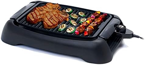Elite Gourmet EGL-3450 Smokeless Indoor Electric BBQ Grill Dishwasher Safe by EliteGourmet