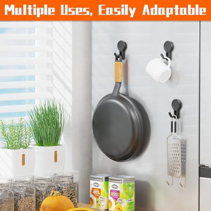 4 Pack Magnetic Grill Hooks, Strong Magnetic Hook - Image 2