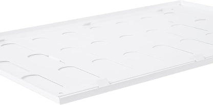 Vent Systems 12" x 8" Inch (Overall) White Metal Vent Cover - Durable Wall and Ceiling Adjustable Air Return Grille with Built-in Mesh Screen - HVAC Ventilation Duct Cover for Indoor and Outdoor Use