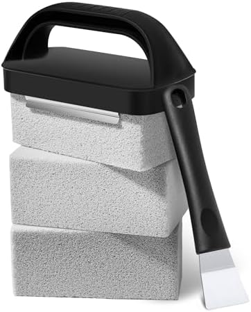 Grill Brick for Cleaning Flat Top, Heavy Duty Grill Stone Griddle Brick by HE-SANQI
