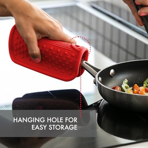 Dexas Silicone Pot Handle Holder, Heat Resistant Non Slip Grip - Image 6