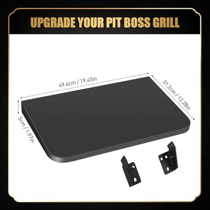 QuliMetal Foldable Front Shelf for Pit Boss Lexington 500 - Image 2