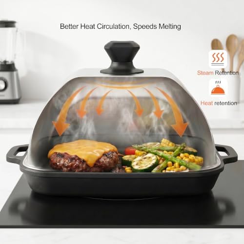 10"×10" Stainless Steel Basting Cover - Image 6