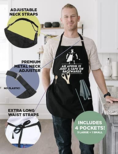 ApronMen - Funny Apron For Men - BBQ Gifts for Men & Unique Gifts for Fathers - - Image 4