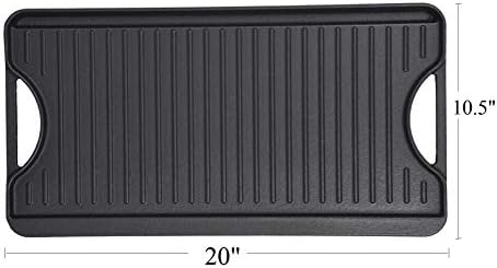 GasSaf Cast Iron Reversible Griddle - Image 6