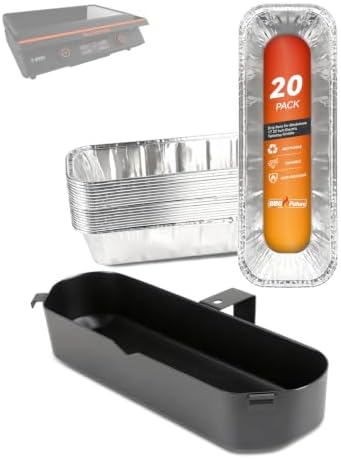 BBQ Future Grease Cup with 20 Pack Aluminum Foil Liners by BBQFuture
